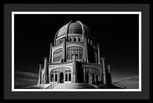 Bahai Temple Wilmette, Illinois ,framed print